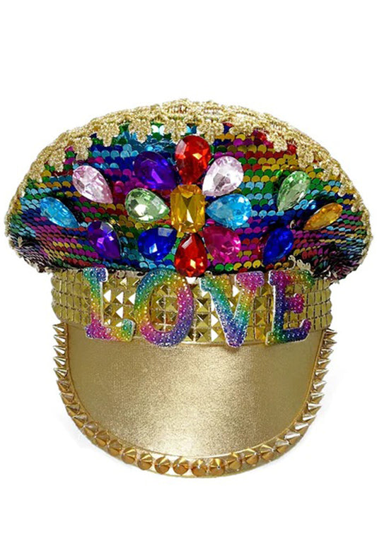 Rainbow Love Festival Hat