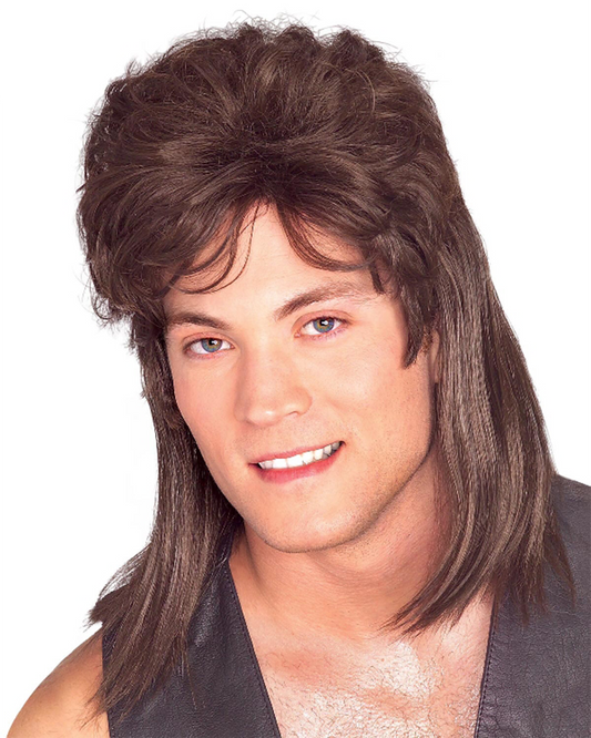 Classic Brown Mullet Wig