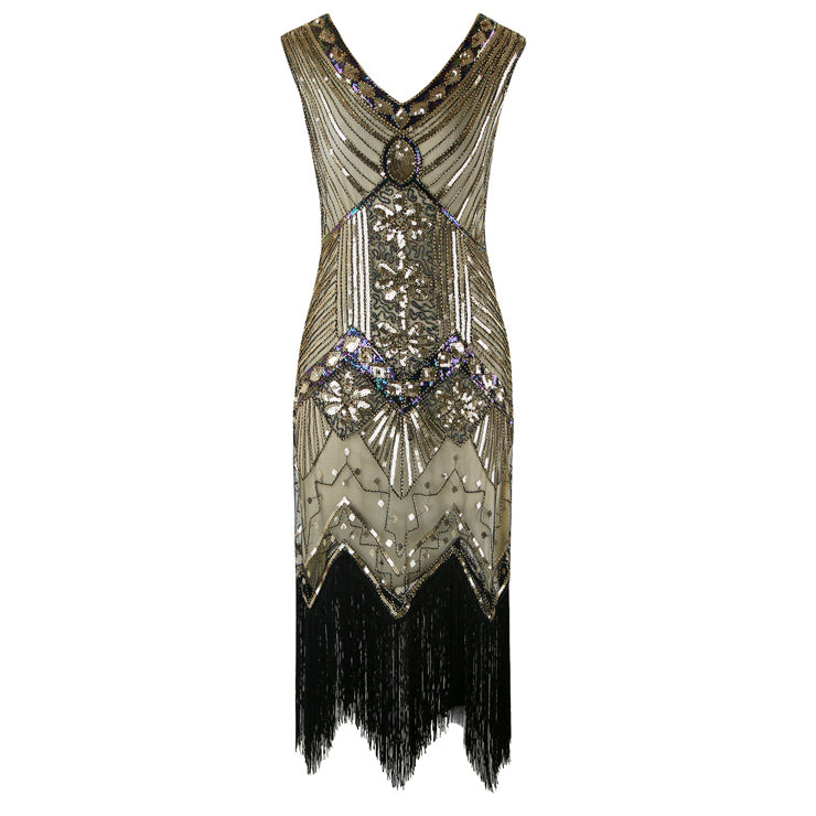 Black and Gold Sequined Gatsby Dress Perth | Hurly Burly Hurly-Burly Black and Gold Sequined Gatsby Dress Perth | Hurly Burly Hurly-Burly