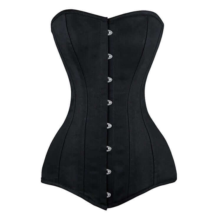 Cotton Long Lined Overbust Corset Perth