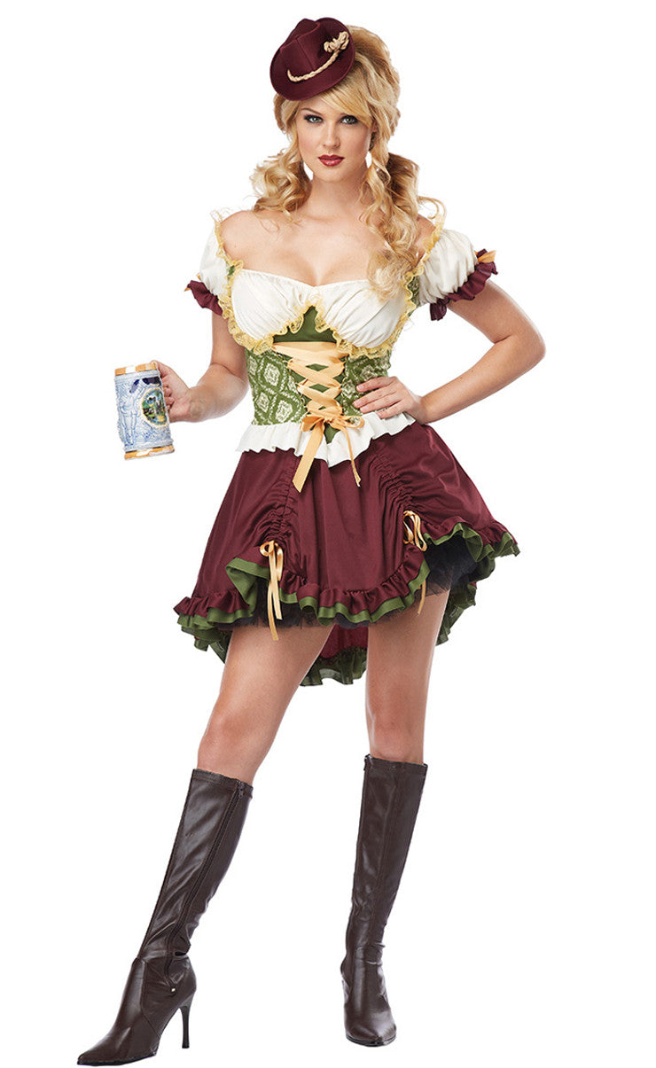 Deluxe Beer Girl Costume OCW32