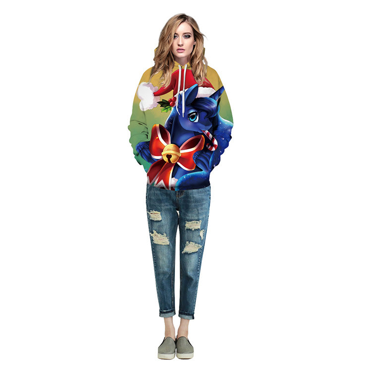 Cute Christmas Pegasus Hoodie