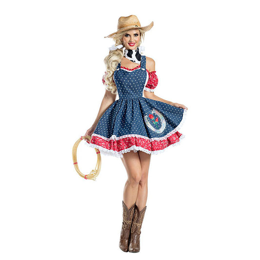 Polka Dot Cowgirl Costume
