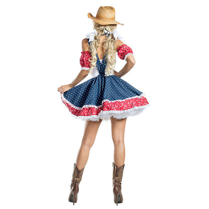 Polka Dot Cowgirl Costume