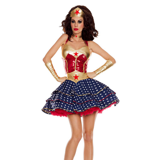 Sequin Wonder Woman Costume