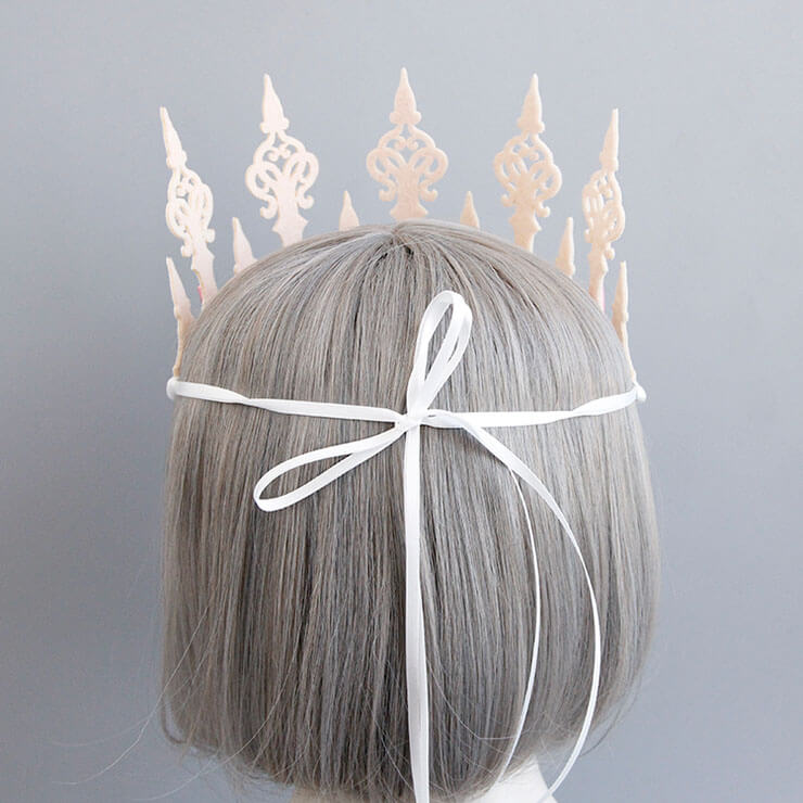 Pink Mermaid Starfish Crown