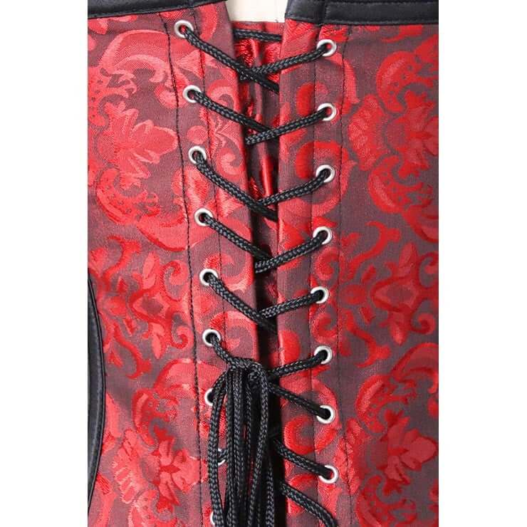 Gothic Red Overbust Corset