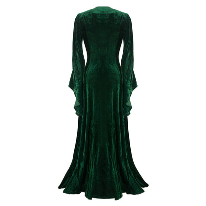 Forrest Green Medieval Dress