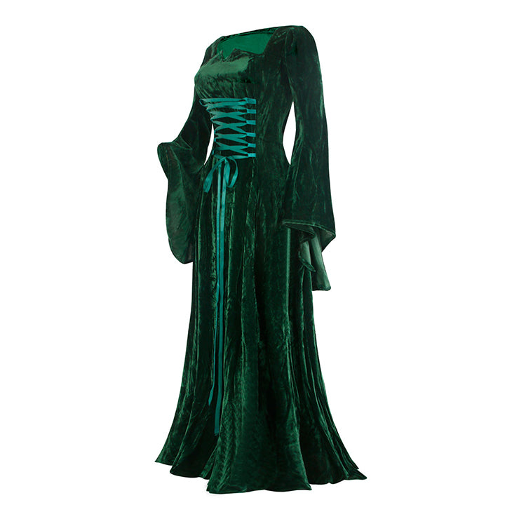 Forrest Green Medieval Dress