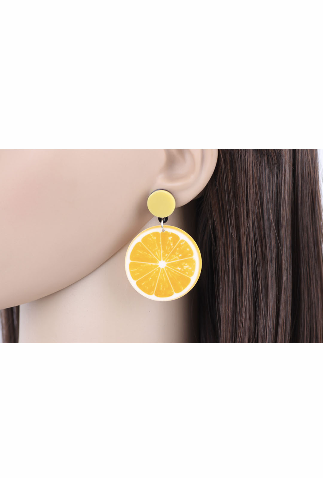 Orange Fruit Earrings