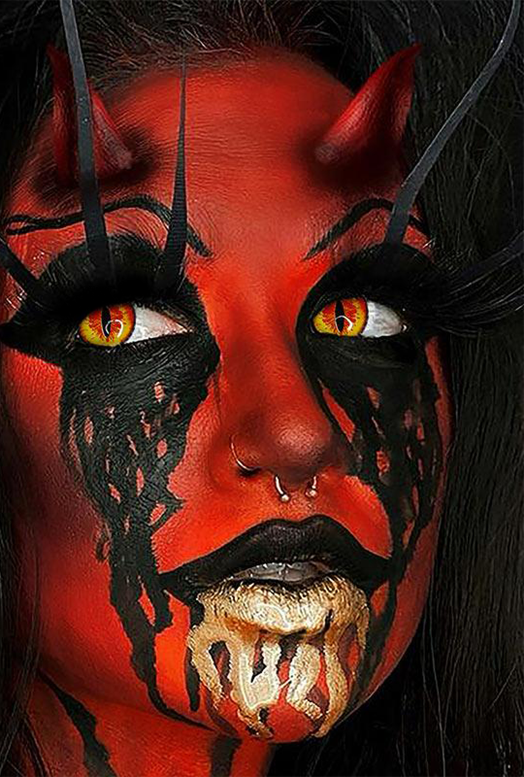 orange dragon maid cosplay Party Lens Contact Lenses – Non-prescription, 12-month wear coloured contacts for cosplay, Halloween, and costumes. 14.20mm diameter, 42% water content, includes free contact case. Available in Perth store and online