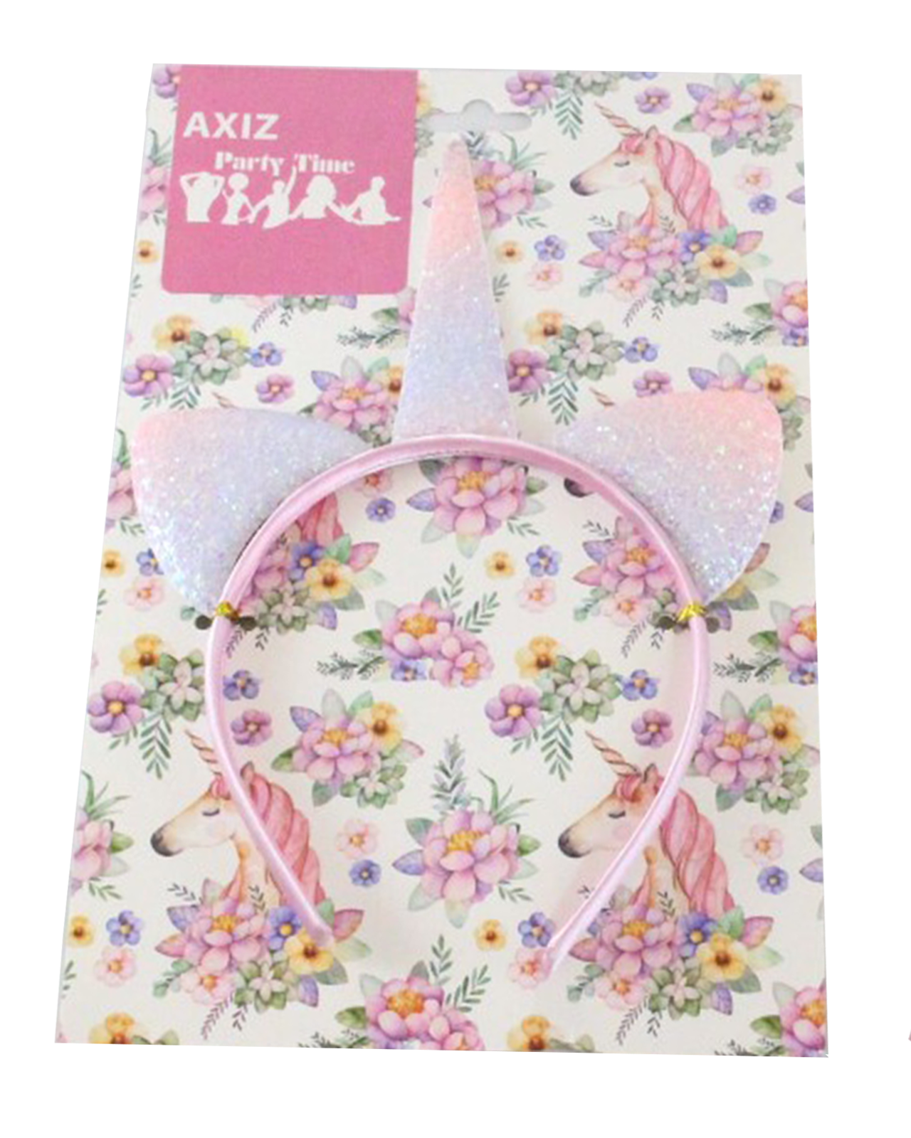 Pastel Pink & Purple Glitter Unicorn Headband