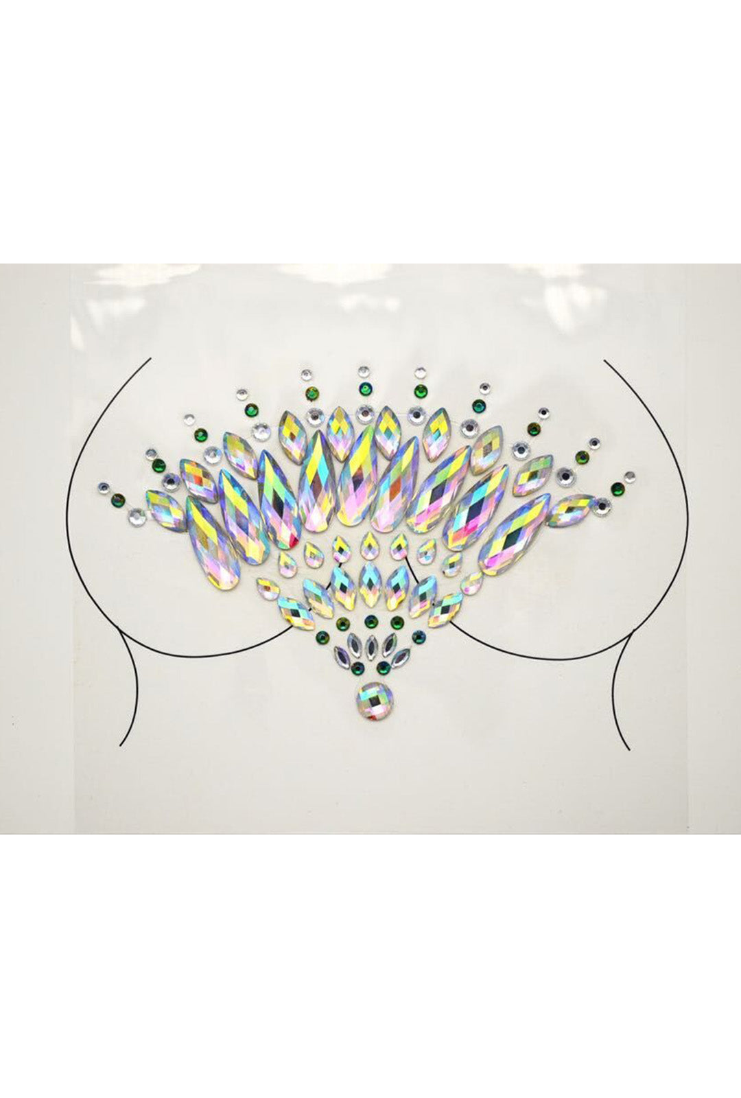 Glowing Goddess Body Jewel Sticker