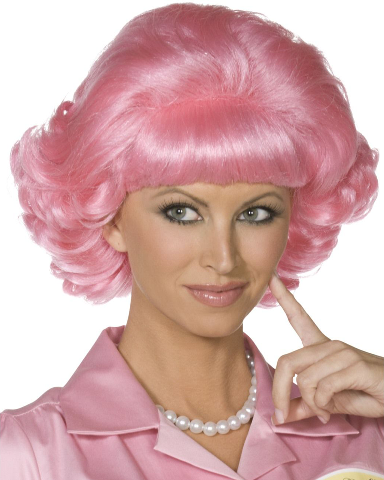 Grease Pink Frenchy Wig
