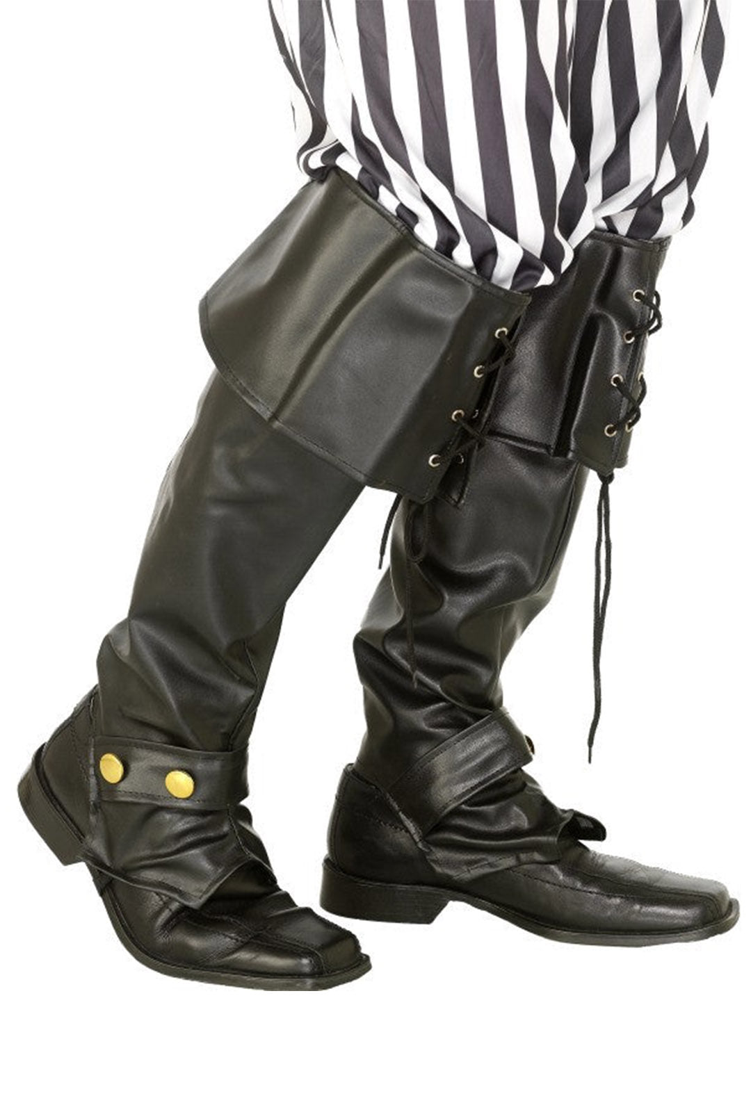 Deluxe Pirate Black Bootcovers