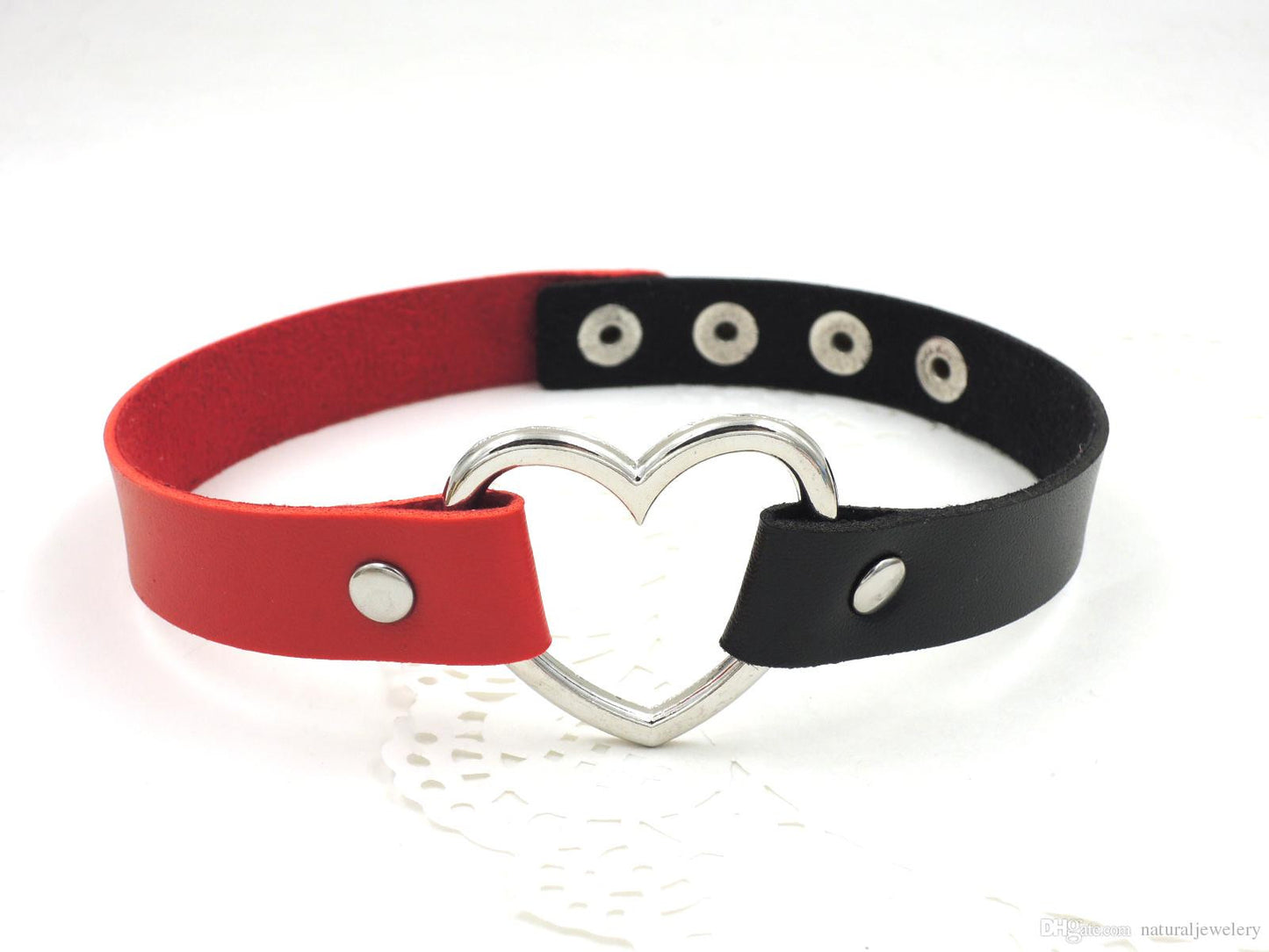 Harley Quinn Heart Choker