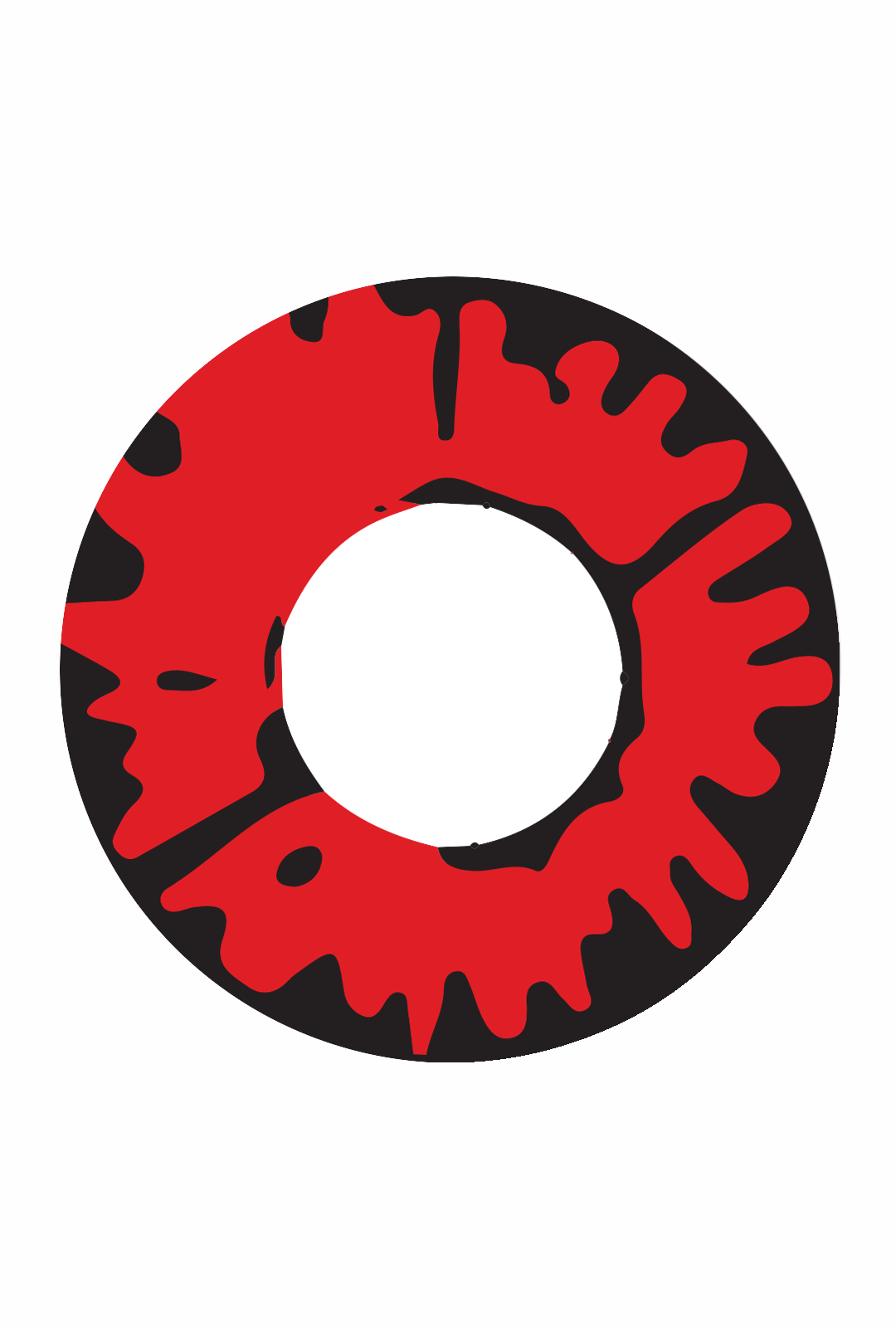 red and black zombie contact lenses it ends with us 28 days later zombie takeover