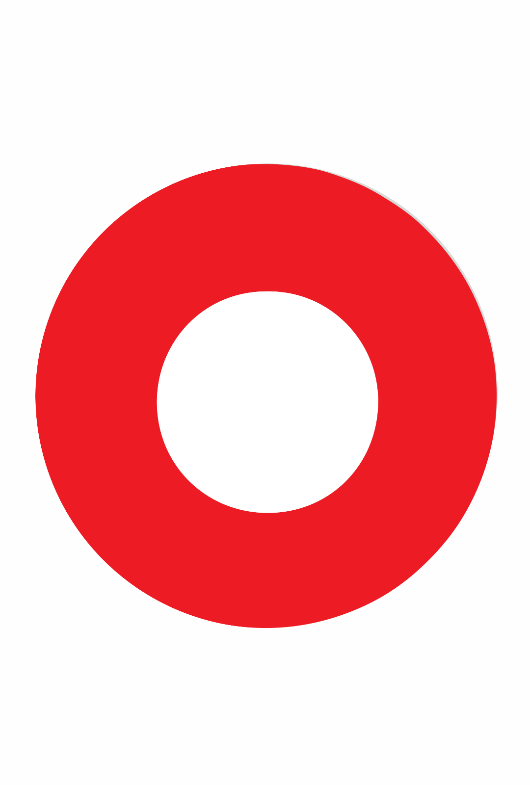 sold red contact lenses for zombie or robot costume