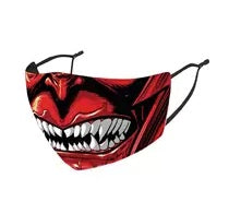 Red Demon Face Mask
