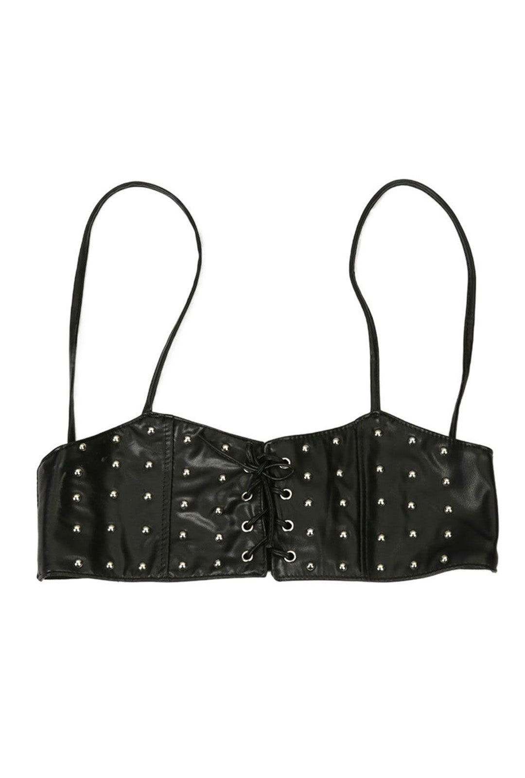 Black Studded Underbust Corset Belt
