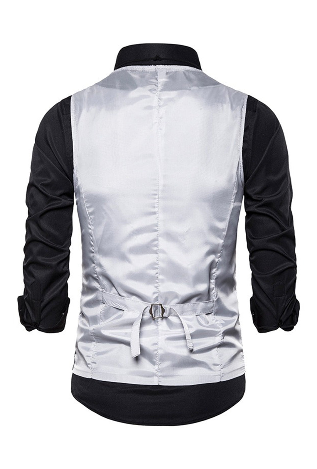 Silver Mini-Sequin Waistcoat