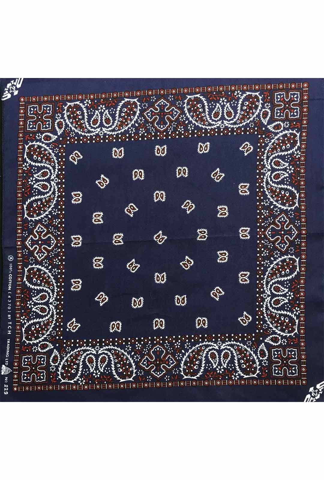 navy with red and white paisley bandana rockabilly swing costume