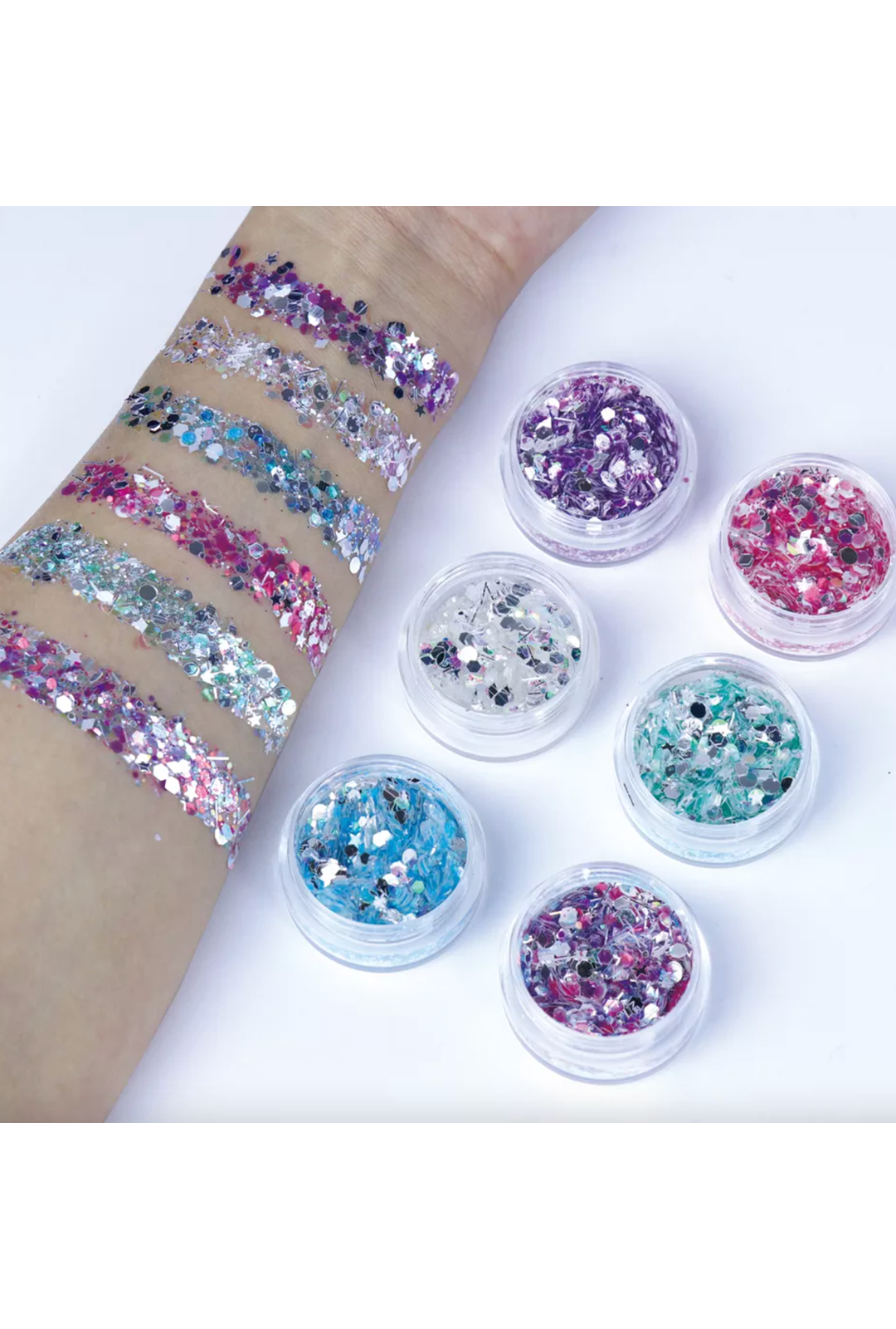 UV Iridescent Blue Glitter