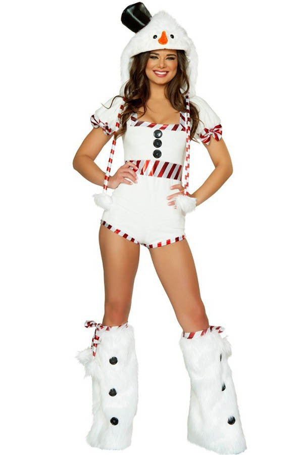 christmas snowman dress Frosty the Snow Woman Christmas White Snowman Costume