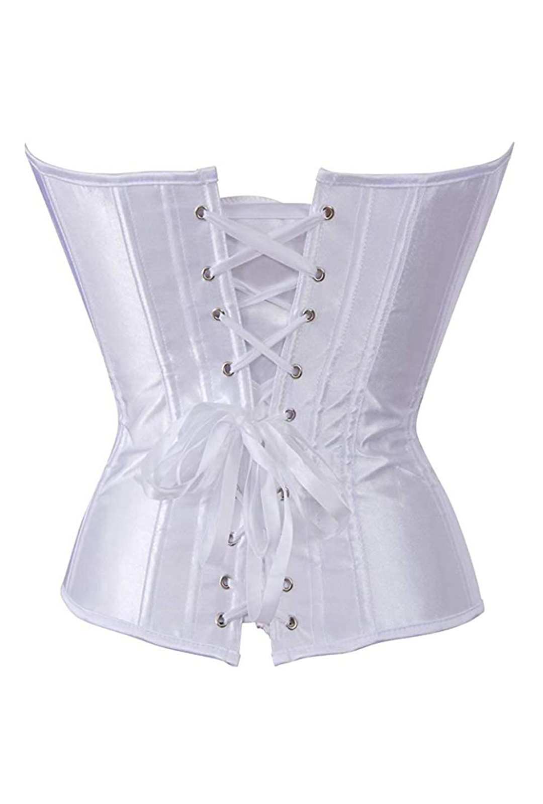 White Classic Satin Corset