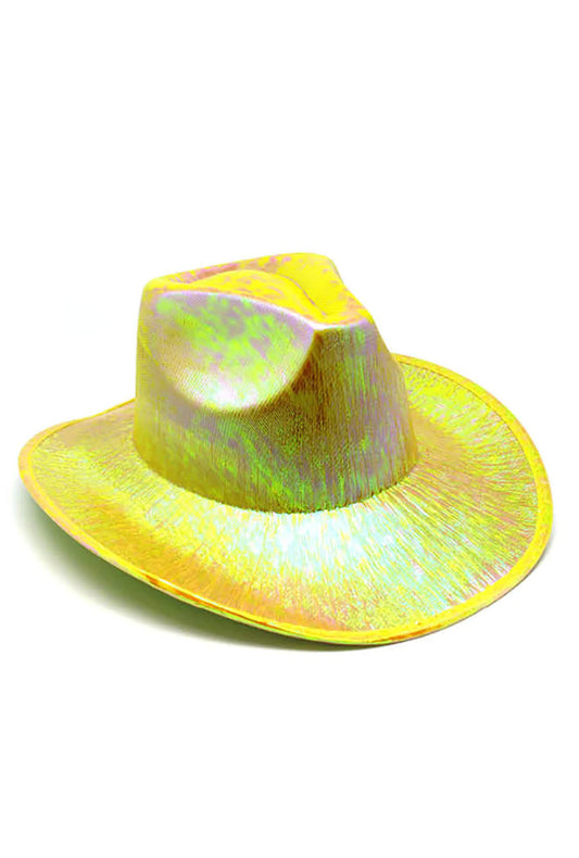Iridescent Yellow Cowboy Hat