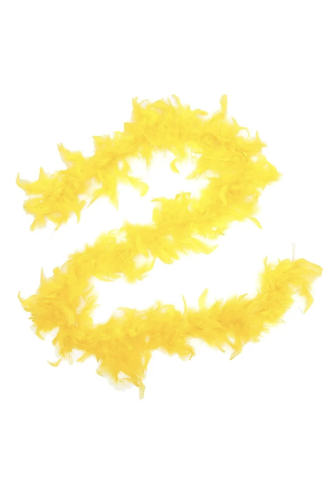 Yellow Feather Boa