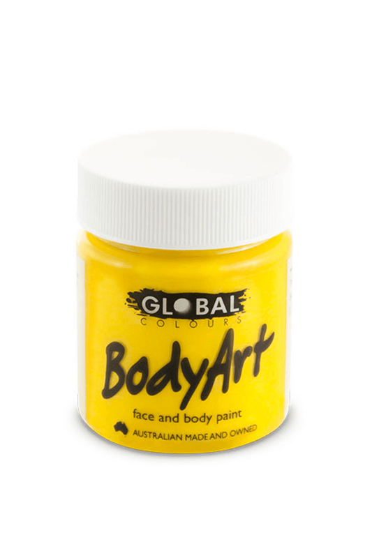 Global BodyArt Yellow Face & Body Paint