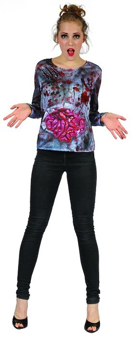 Zombie Lady Costume Shirt