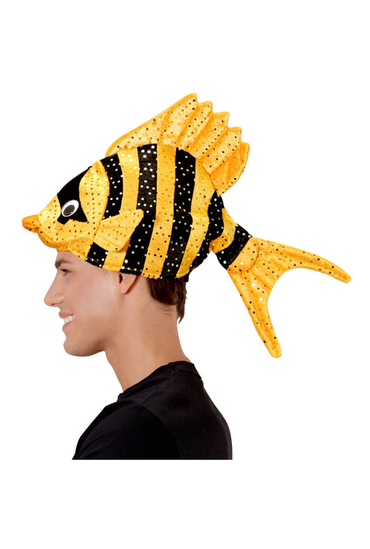Orange Tropical Fish Hat