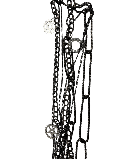 Steampunk Cog Wallet Chain