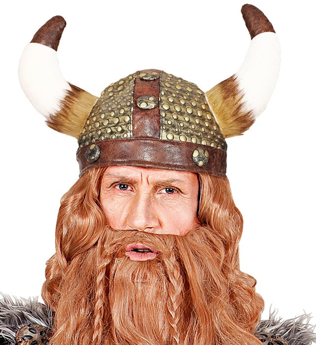 Viking Helmet with Fur