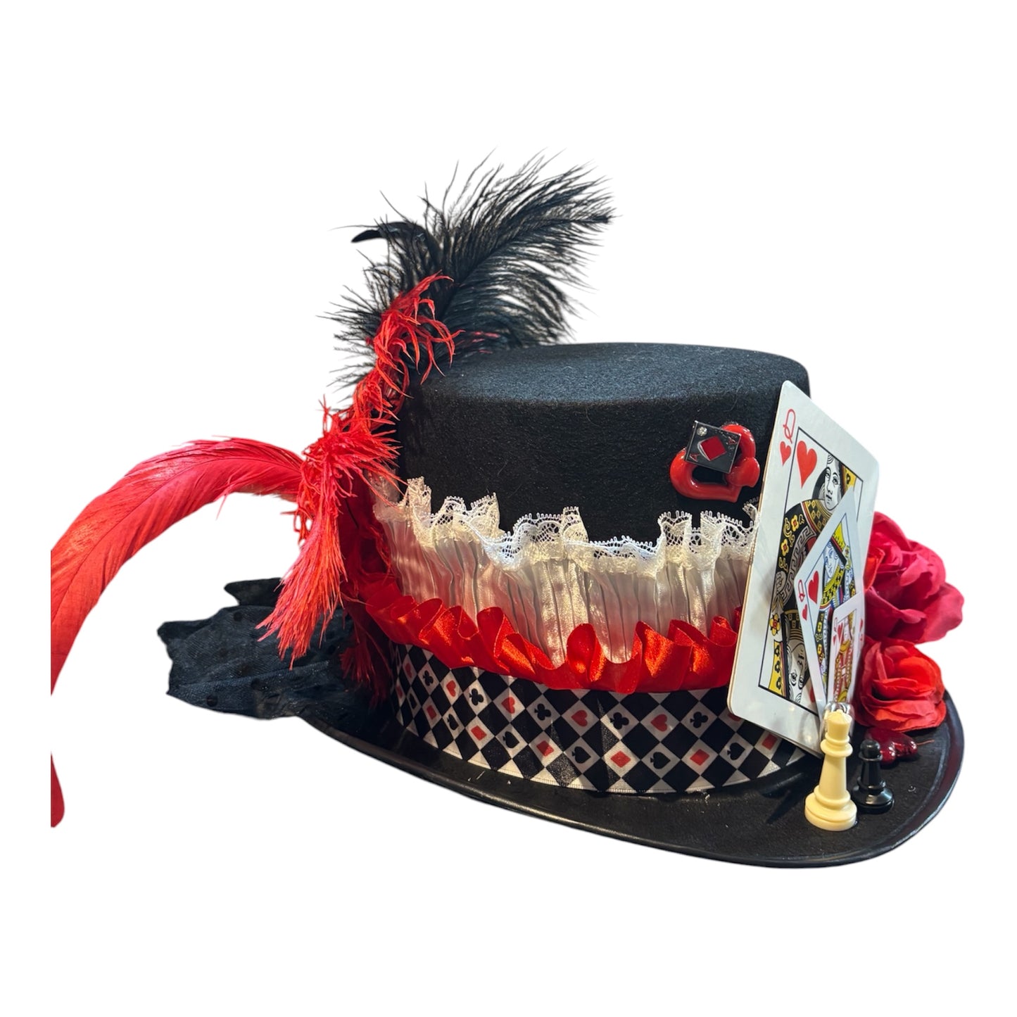 Red Queen Top Hat