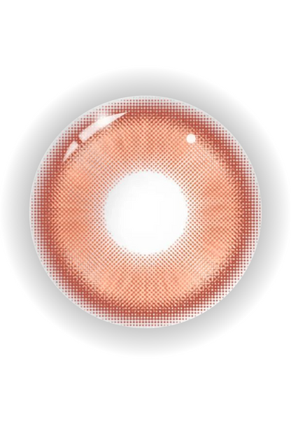 Orange Milky Circle Contact Lenses