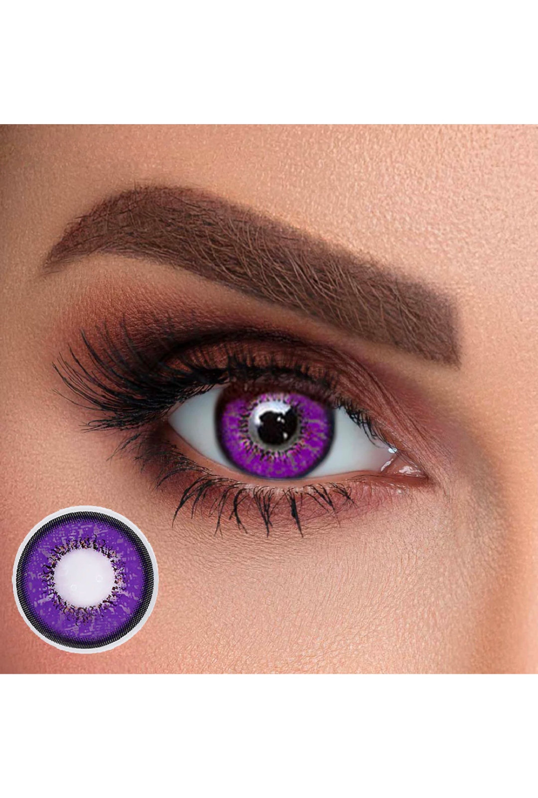 Party Lens #21 Genshin Purple Contact Lenses