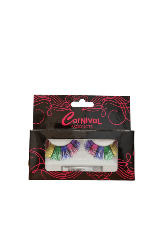 Rainbow Tinsel False Eyelashes