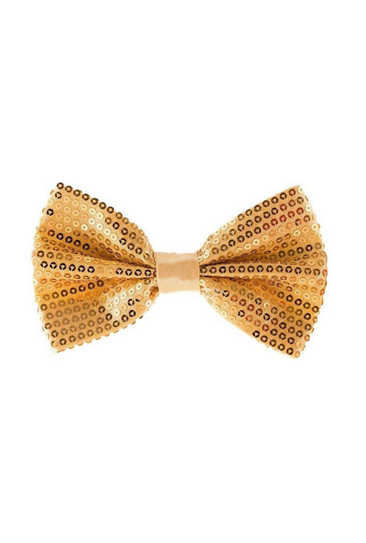 Gold Sequined Bowtie