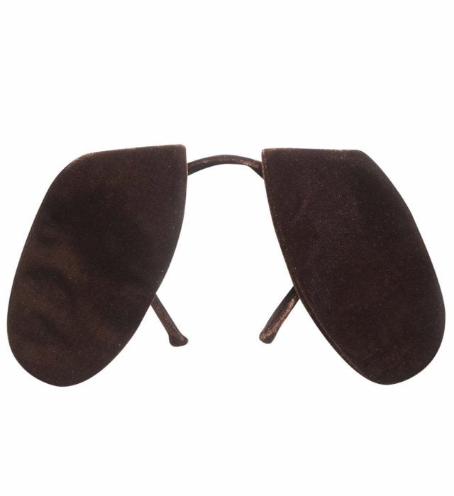 Dark Brown Velvet Dog Ears Headband