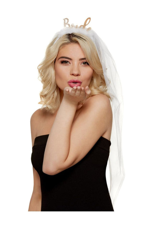 Bride Headband with Veil