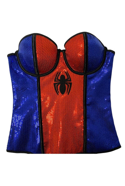 Spider Girl Sequin Corset