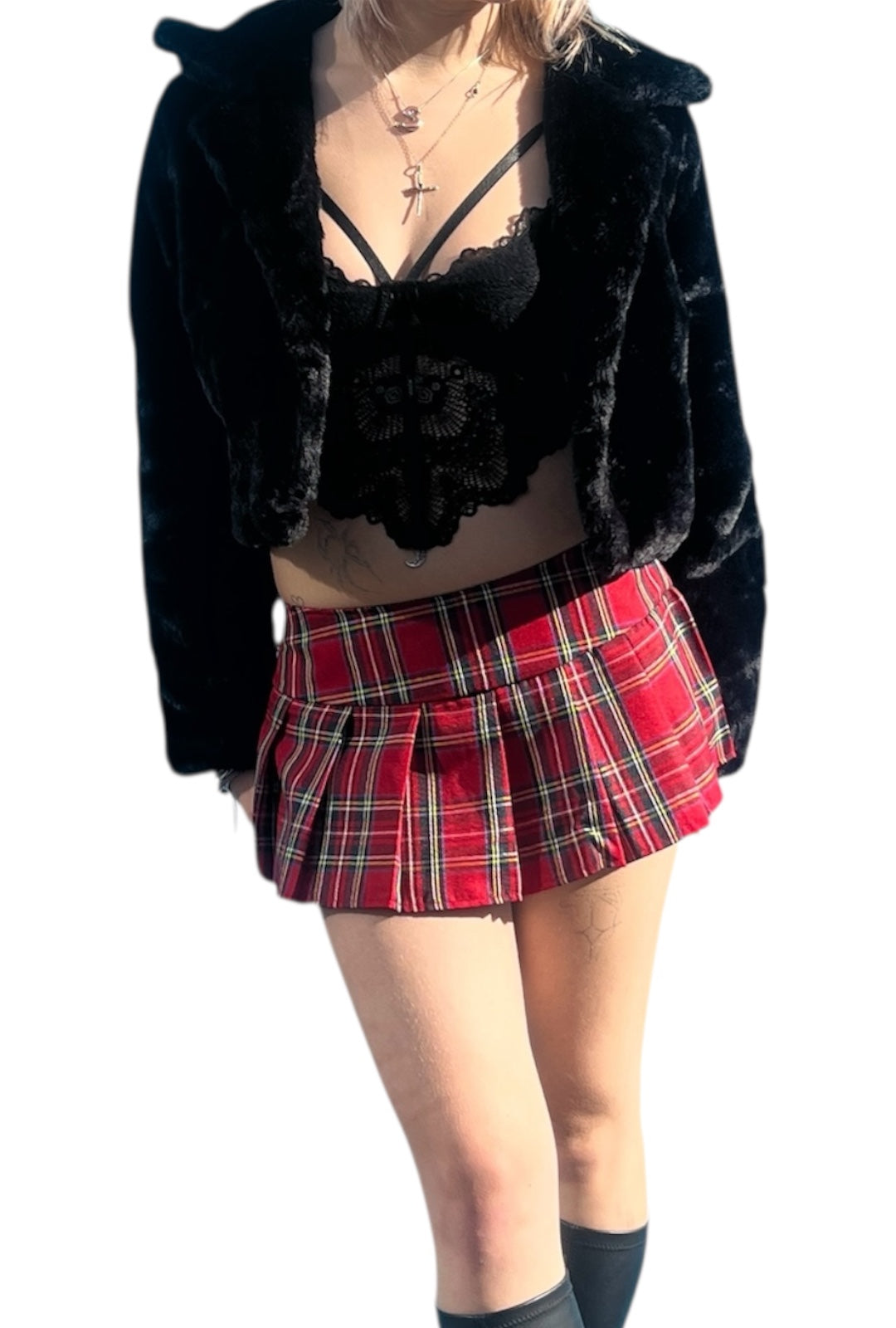 Black Faux Fur Jacket