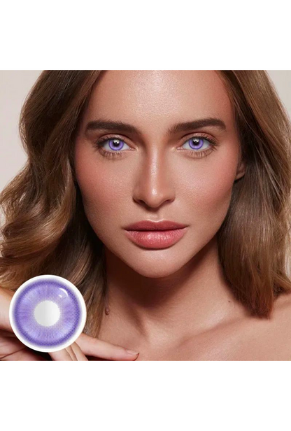 Crystal Violet Milky Circle Contact Lenses