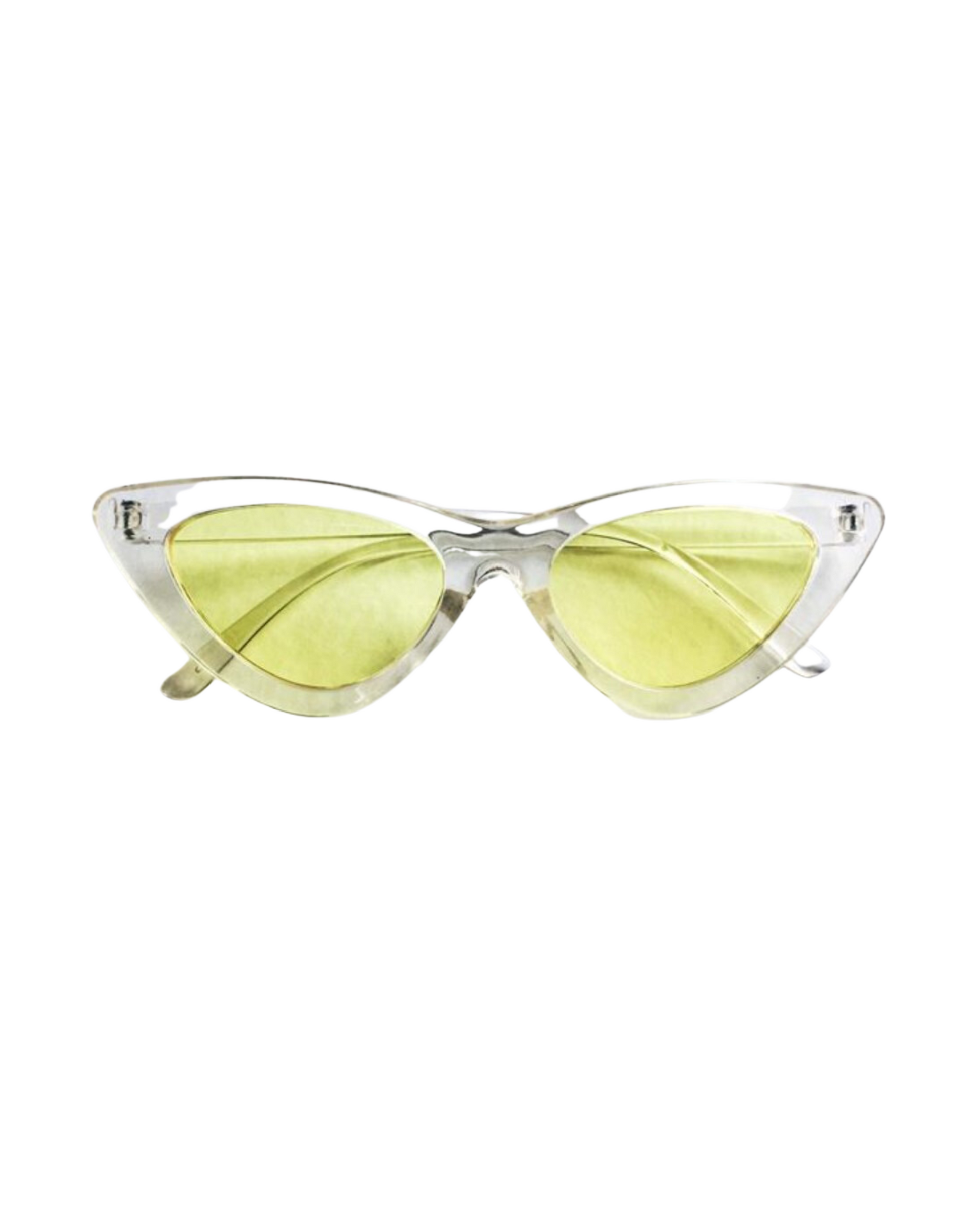 Yellow cat top eye glasses