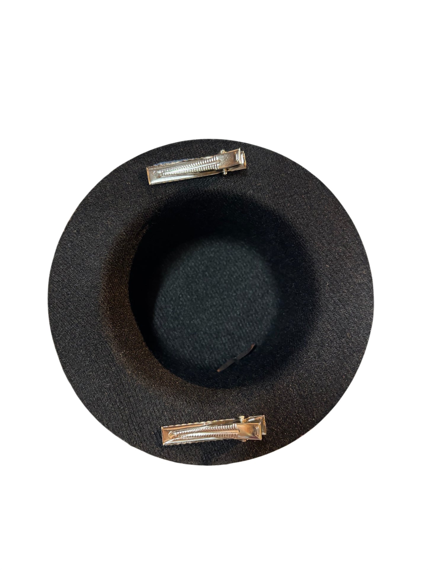 Mini Steampunk Hat With Lace And Feather