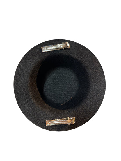 Mini Steampunk Hat With Lace And Feather