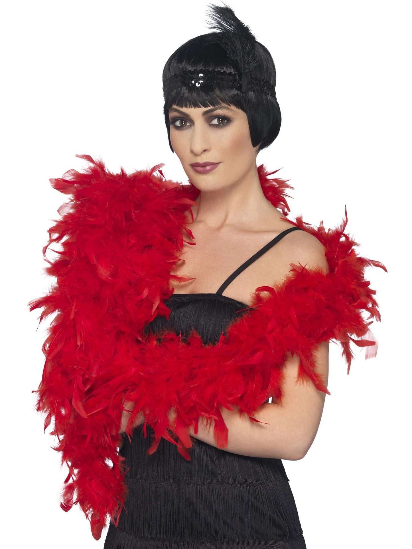 Deluxe 180cm Red Feather Boa